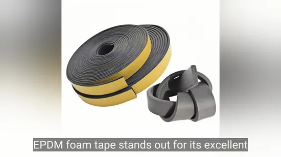 4.0mm Heat Resistant EPDM Foam Tape for Automotive & Electrical Use Sealing